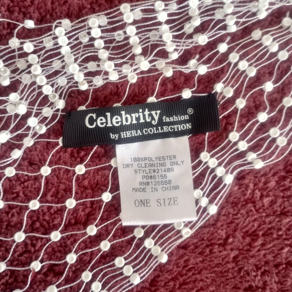 WHITE FISHNET SILVER RHINESTONE COVER UP DRESS ONE SIZE - Picture 7 of 9